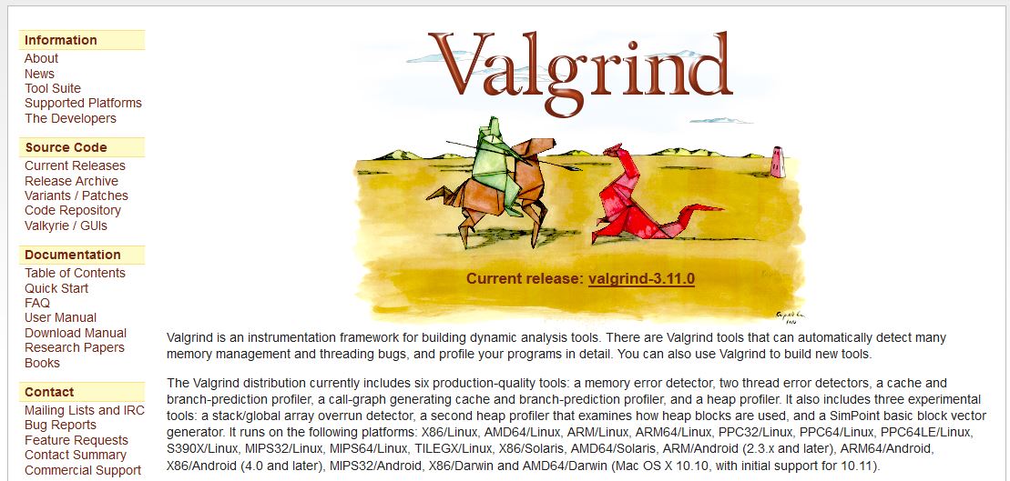 valgrind C and C++ productivity tools